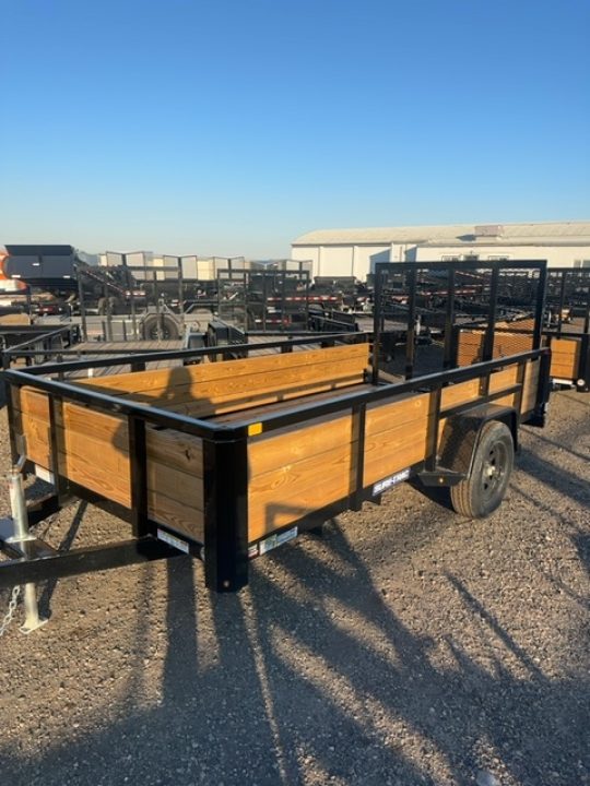 New 2026 Sure-Trac 6 x 12 Tube Top Three Board 3K Utility Trailer