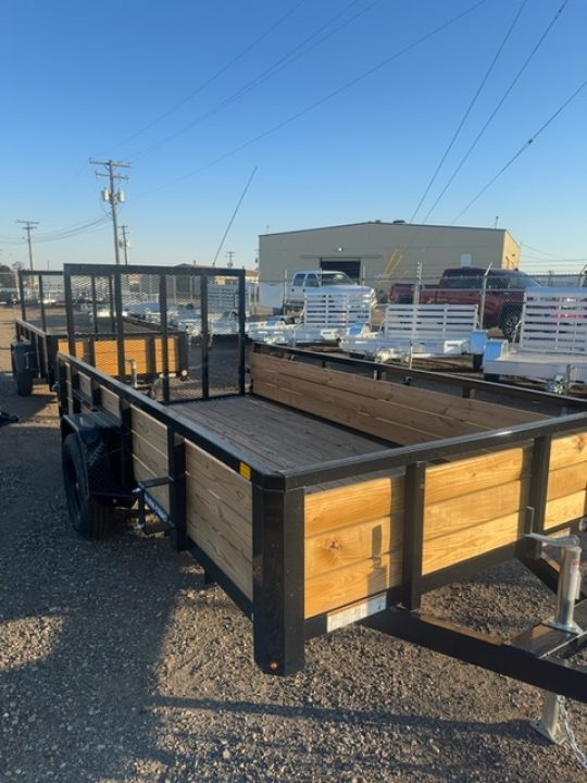 New 2026 Sure-Trac 6 x 12 Tube Top Three Board 3K Utility Trailer