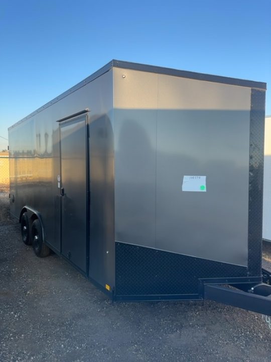 New 2026 Impact Trailers 8.5 x 18 Tremor Flat Top Sloped V-Nose 10K Cargo / Enclosed Trailer