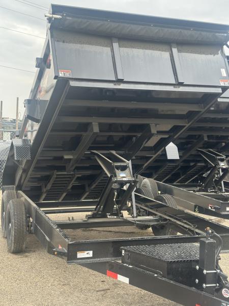 New 2025 H&H Trailers 83x14 Industrial Dump Trailer, 14K Scissor Dump Trailer
