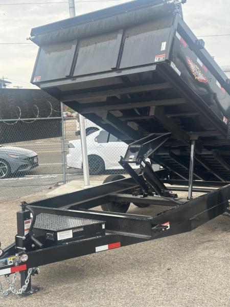 New 2025 H&H Trailers 83x14 Industrial Dump Trailer, 14K Scissor Dump Trailer