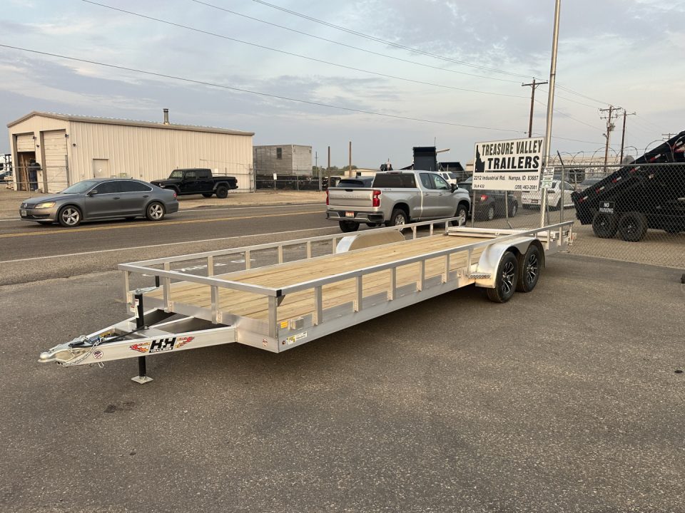 New 2026 H&H Trailers 82x24 Aluminum Rail Side Utility Trailer, 7K Utility Trailer