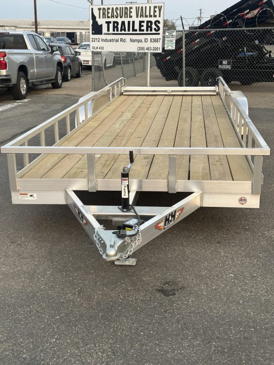 New 2026 H&H Trailers 82x24 Aluminum Rail Side Utility Trailer, 7K Utility Trailer