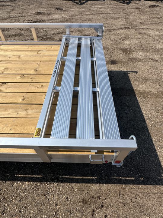 New 2026 H&H Trailers 82x24 Aluminum ATV Trailer, 7K.  Tandem ATV Trailer