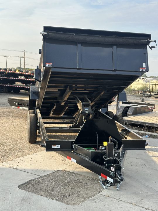 New 2025 H&H Trailers 83x16 Industrial Dump Trailer,14K Scissor Dump Trailer