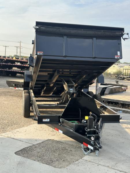 New 2025 H&H Trailers 83x16 Industrial Dump Trailer,14K Scissor Dump Trailer