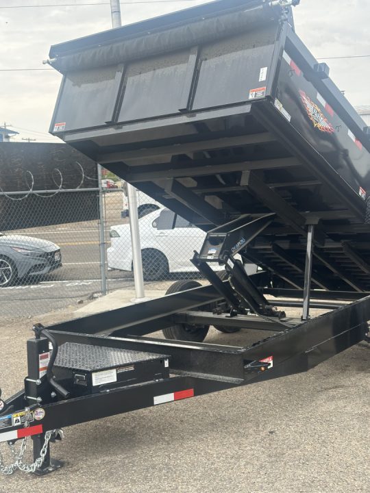 New 2025 H&H Trailers 83x16 Industrial Dump Trailer,14K Scissor Dump Trailer