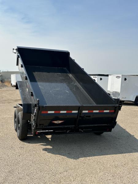 New 2025 H&H Trailers 83x14 Industrial Dump Trailer, 14K Scissor Dump Trailer