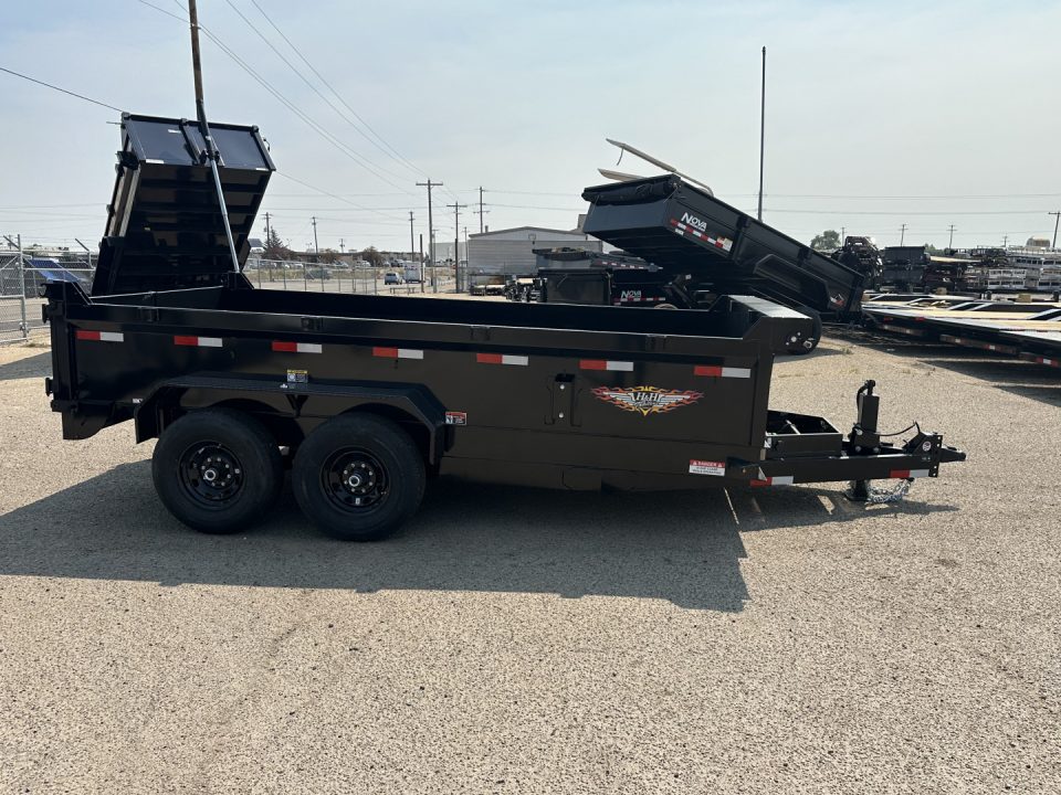 New 2025 H&H Trailers 83x14 Industrial Dump Trailer, 14K Scissor Dump Trailer