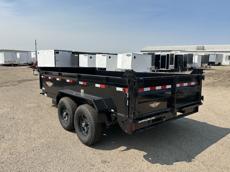 New 2025 H&H Trailers 83x14 Industrial Dump Trailer, 14K Scissor Dump Trailer