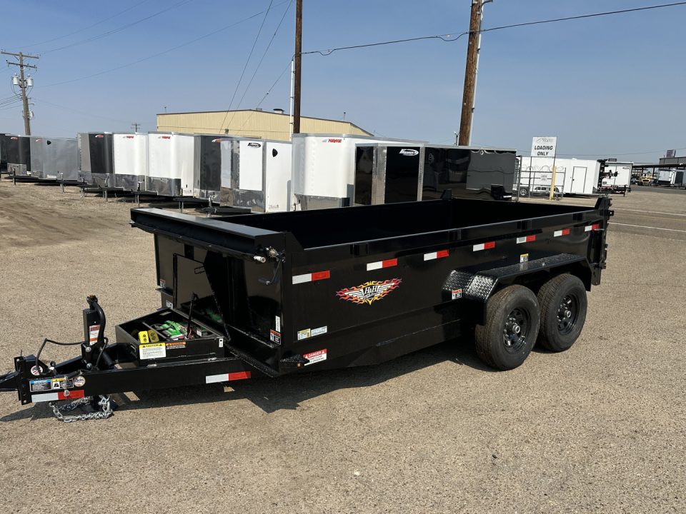 New 2025 H&H Trailers 83x14 Industrial Dump Trailer, 14K Scissor Dump Trailer