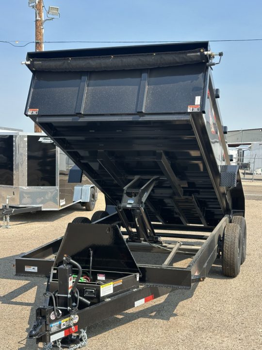 New 2025 H&H Trailers 83x14 Industrial Dump Trailer, 14K Scissor Dump Trailer