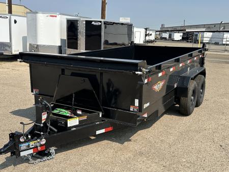 New 2025 H&H Trailers 83x14 Industrial Dump Trailer, 14K Scissor Dump Trailer