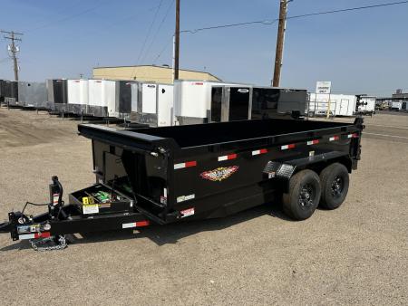 New 2025 H&H Trailers 83x14 Industrial Dump Trailer, 14K Scissor Dump Trailer