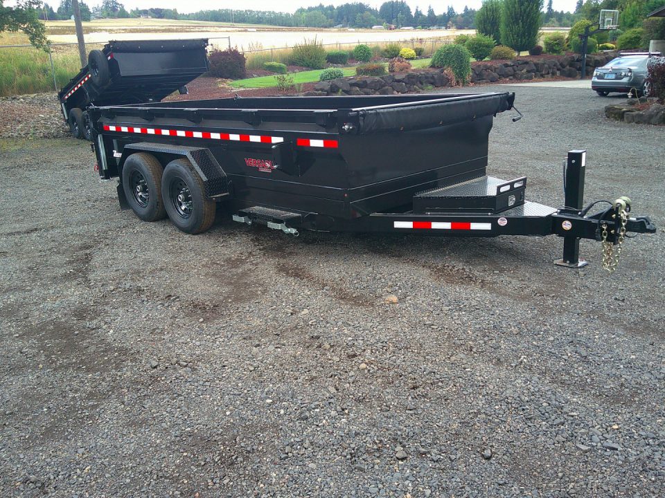 New 2026 Midsota 82X14 Versa Dump 15.4K BP Scissor Dump Trailer