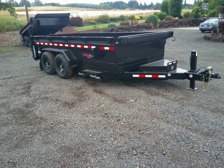 New 2026 Midsota 82X14 Versa Dump 15.4K BP Scissor Dump Trailer