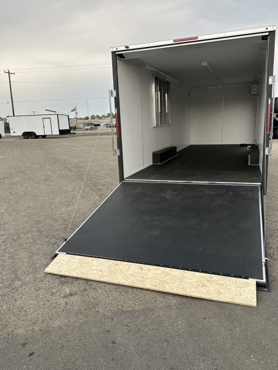 New 2026 Pace American 8.5 x 24 Journey SE Flat Top Sloped V-Nose 10K Cargo / Enclosed Trailer