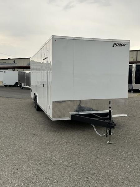 New 2026 Pace American 8.5 x 24 Journey SE Flat Top Sloped V-Nose 10K Cargo / Enclosed Trailer