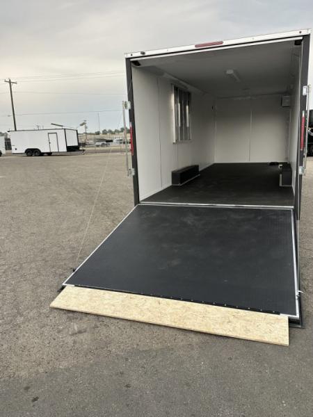 New 2026 Pace American 8.5 x 24 Journey SE Flat Top Sloped V-Nose 10K Cargo / Enclosed Trailer