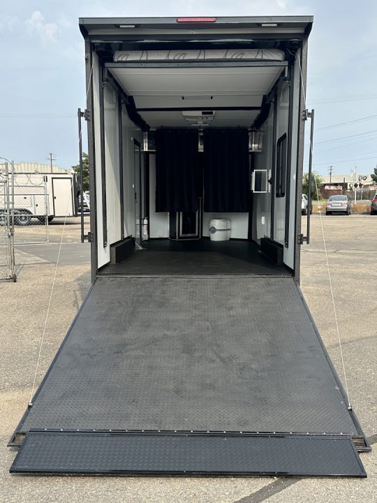 New 2025 Pace American 7.5 x 16 Moab Flat Top Sloped V-Nose Enclosed UTV Trailer 10K Cargo / Enclosed Trailer