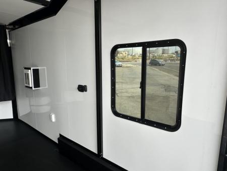 New 2025 Pace American 7.5 x 16 Moab Flat Top Sloped V-Nose Enclosed UTV Trailer 10K Cargo / Enclosed Trailer