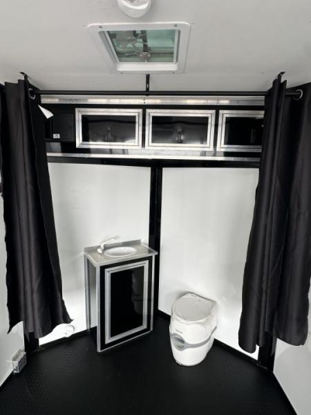 New 2025 Pace American 7.5 x 16 Moab Flat Top Sloped V-Nose Enclosed UTV Trailer 10K Cargo / Enclosed Trailer