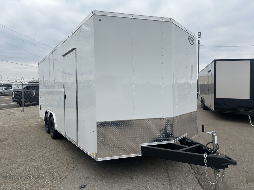 New 2026 Impact Trailers 8.5X20 Quake Flat Top V-Nose Car Hauler Car Hauler