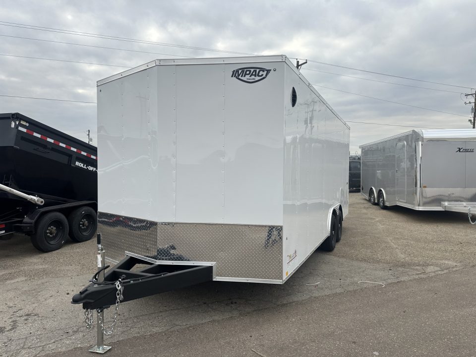 New 2026 Impact Trailers 8.5X20 Quake Flat Top V-Nose Car Hauler Car Hauler