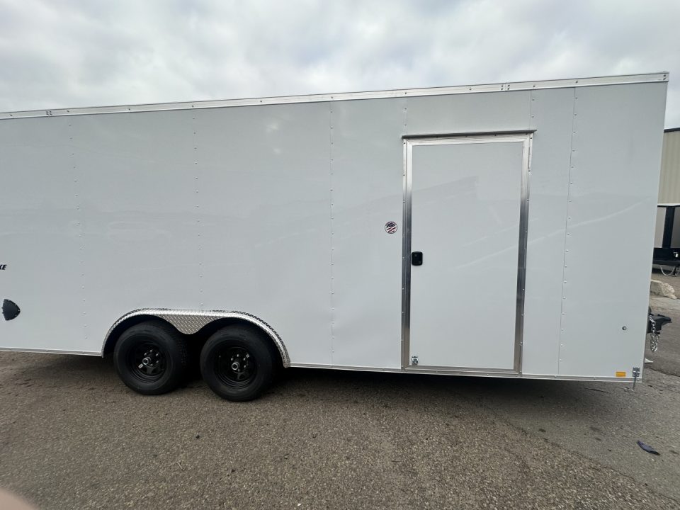 New 2026 Impact Trailers 8.5X20 Quake Flat Top V-Nose Car Hauler Car Hauler