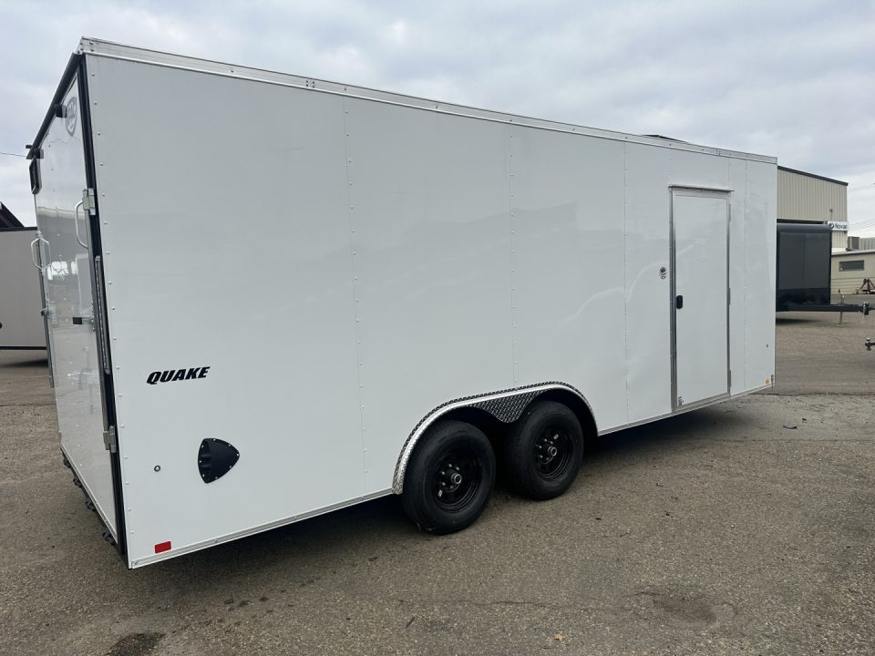 New 2026 Impact Trailers 8.5X20 Quake Flat Top V-Nose Car Hauler Car Hauler