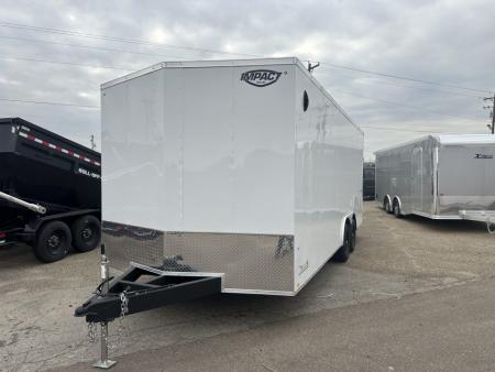New 2026 Impact Trailers 8.5X20 Quake Flat Top V-Nose Car Hauler Car Hauler