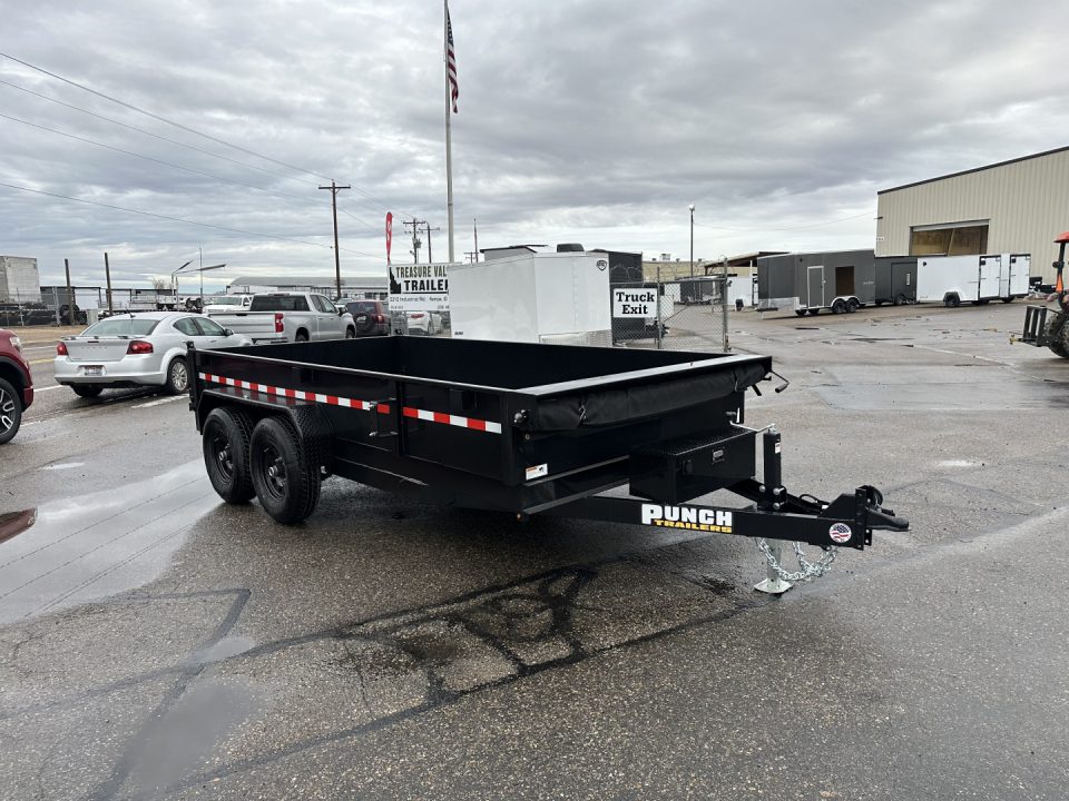 New 2026 Punch 83X14 Scissor Dump 14K Dump Trailer