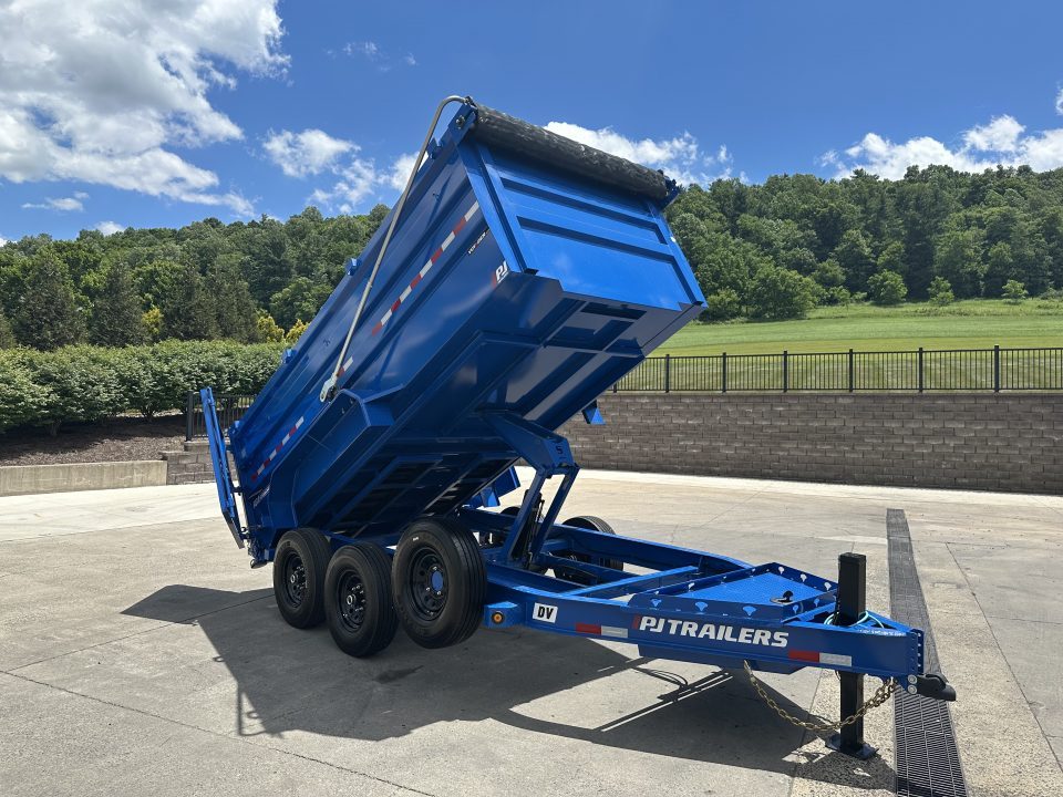 New PJ Trailer 14' Low-Pro Dump - 48" Sides (DV)