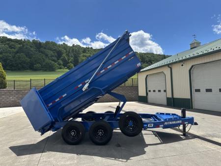 New PJ Trailer 14' Low-Pro Dump - 48" Sides (DV)