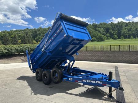 New PJ Trailer 14' Low-Pro Dump - 48  Sides (DV)