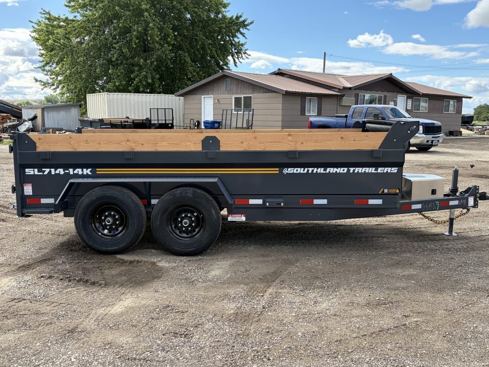 New 2026 Southland 7x14 14k Dump Trailer