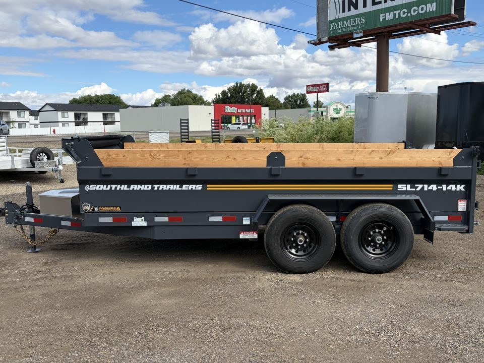 New 2026 Southland 7x14 14k Dump Trailer