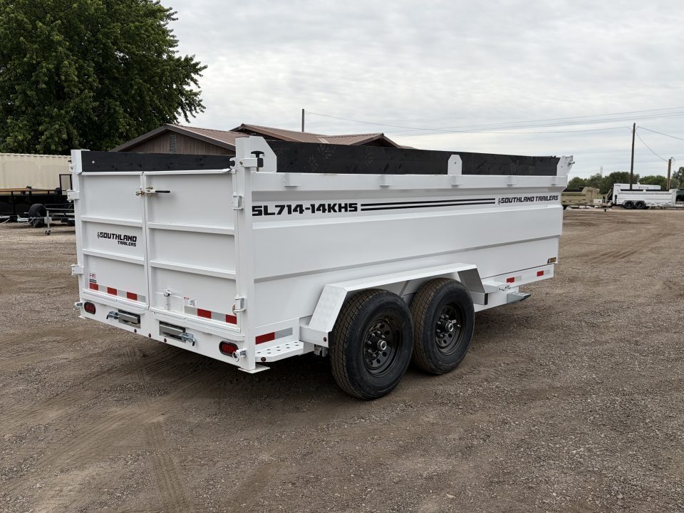 New 2026 Southland 7x14 14k High Side Dump Trailer