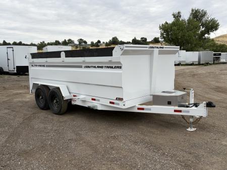 New 2026 Southland 7x14 14k High Side Dump Trailer