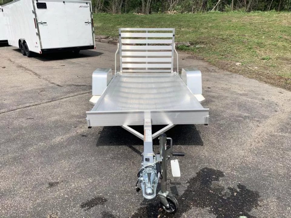 New Aluma 54x10 Open Aluminum Utility Trailer - Full Tailgate