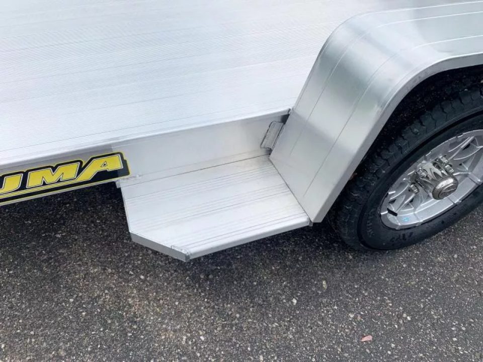 New Aluma 54x10 Open Aluminum Utility Trailer - Full Tailgate