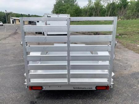 New Aluma 54x10 Open Aluminum Utility Trailer - Full Tailgate