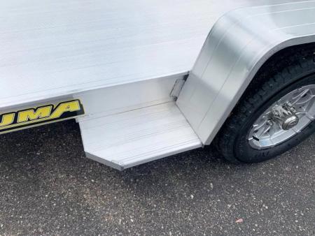 New Aluma 54x10 Open Aluminum Utility Trailer - Full Tailgate