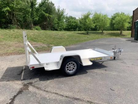 New Aluma 54x10 Open Aluminum Utility Trailer - Full Tailgate