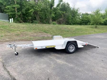 New Aluma 54x10 Open Aluminum Utility Trailer - Full Tailgate