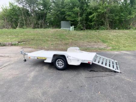 New Aluma 54x10 Open Aluminum Utility Trailer - Full Tailgate