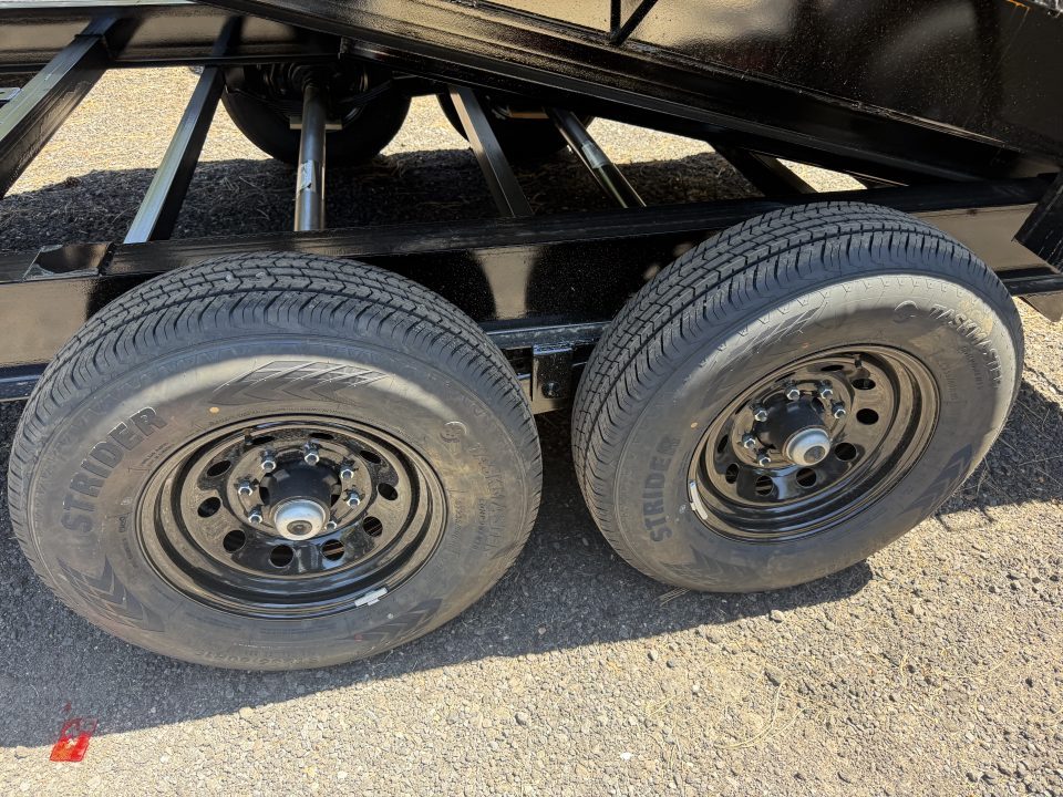 New 2026 Top Hat Trailers 7'X14' Gooseneck Dump Trailer 14000 lb G.V.W. 3' Sides Dump Trailer