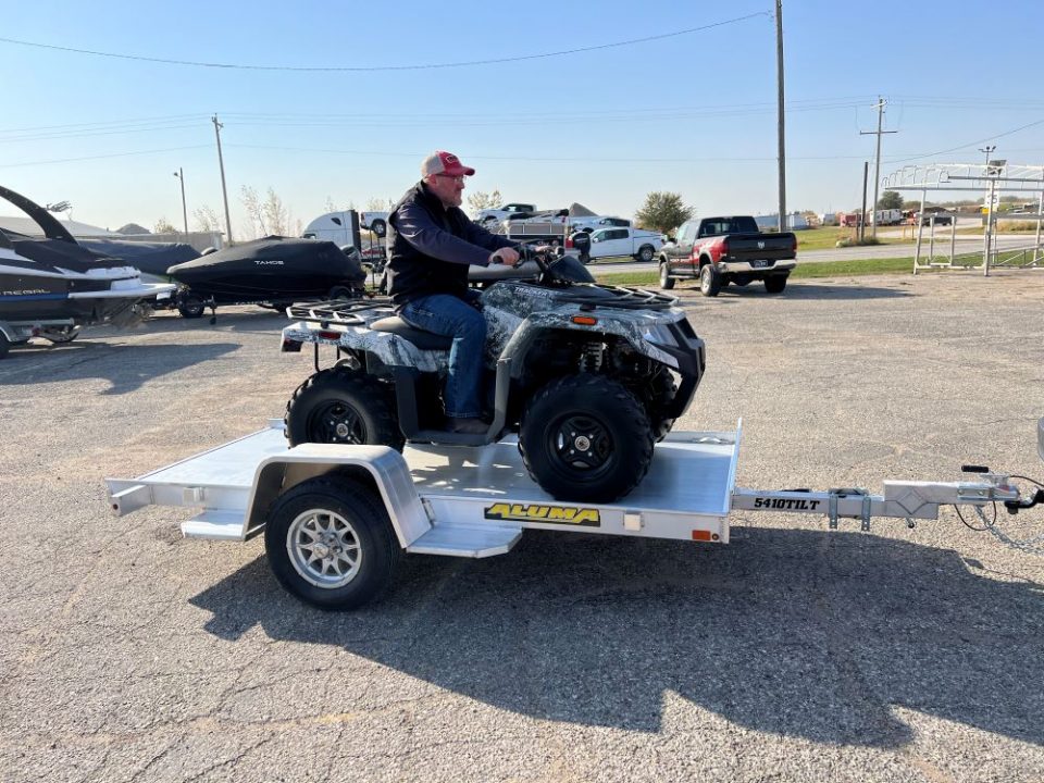 New Aluma 54x10 Tilt Trailer!