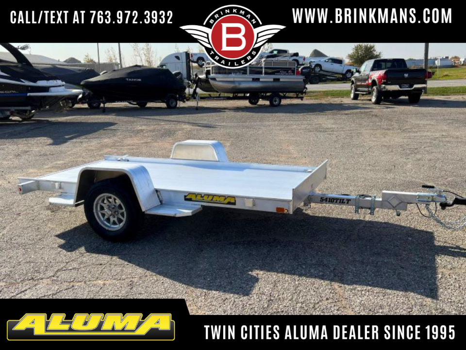 New Aluma 54x10 Tilt Trailer!