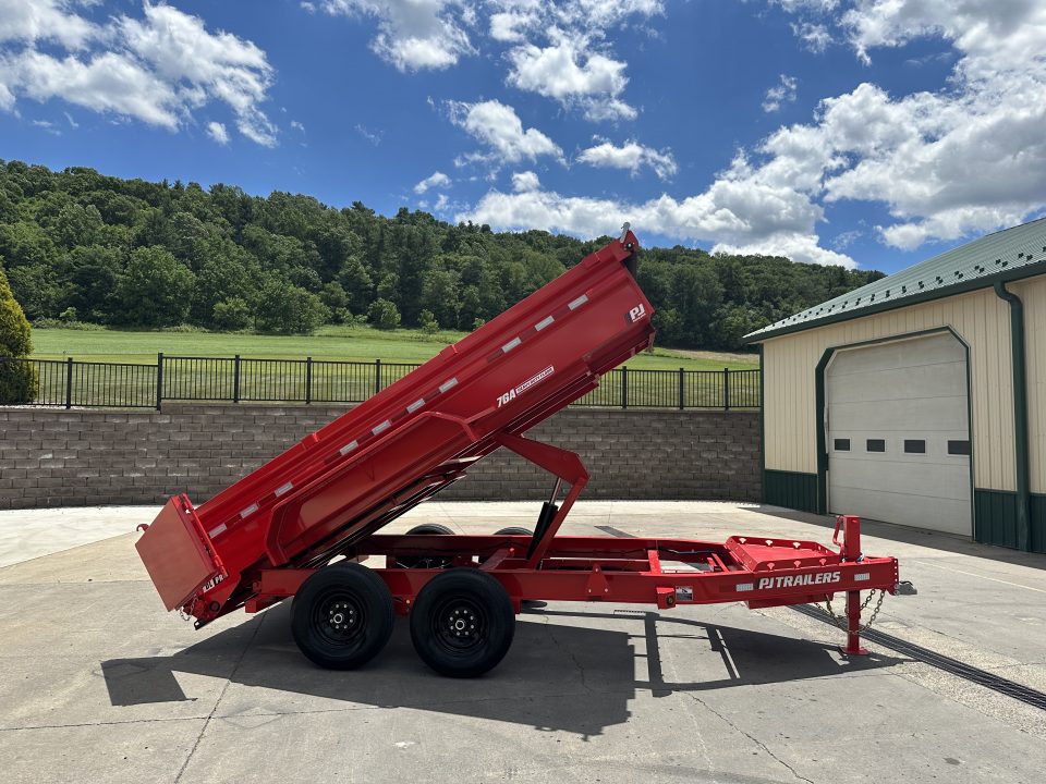 New PJ Trailers 14' Low-Pro Dump - 24" Sides (DL)